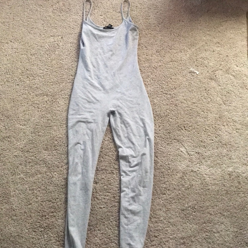 Gray one piece